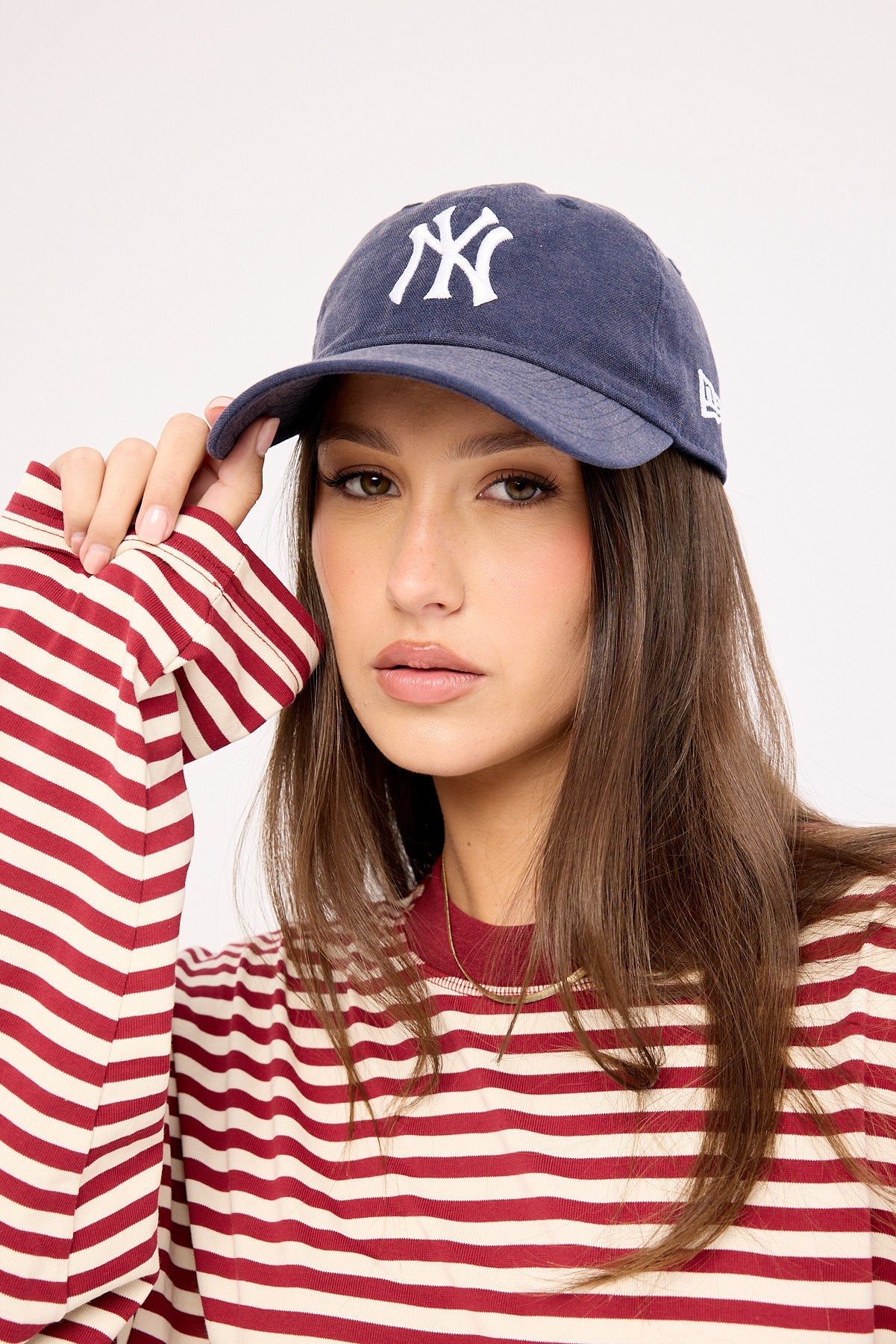 New Era 9Twenty Vintage Canvas Wash New York Yankees Cap Oceanside Blue/Oceanside Blue UV