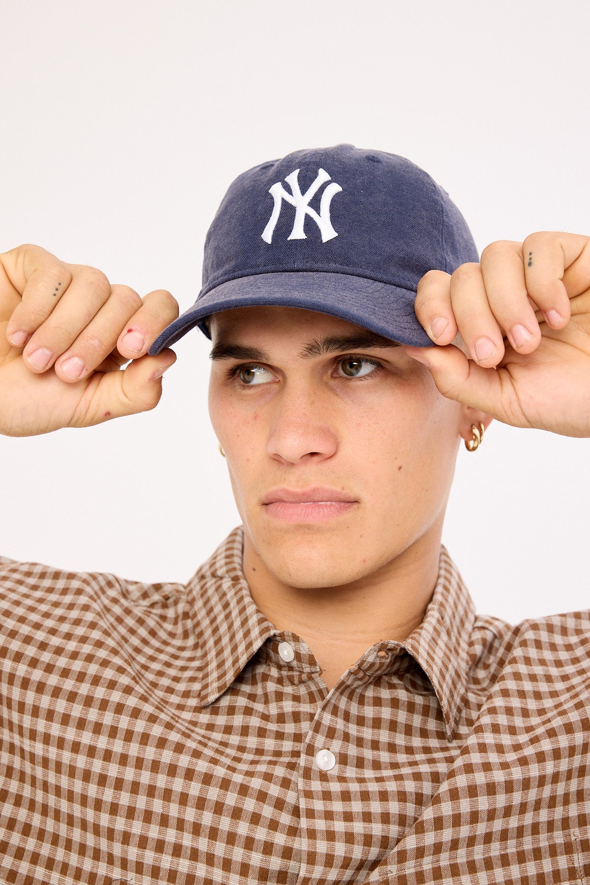 New Era 9Twenty Vintage Canvas Wash New York Yankees Cap Oceanside Blue/Oceanside Blue UV