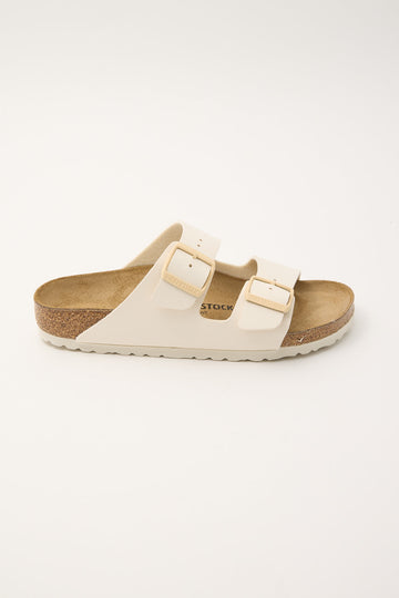 Birkenstock Womens Arizona Birko-Flor Narrow Eggshell
