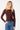 Perfect Stranger Eleana Button Knit Top Brown