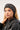 Token Knitted Argyle Headband Black