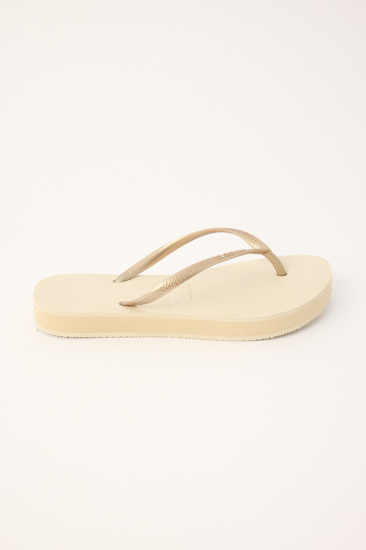 Havaianas Slim Flatform Thong Beige