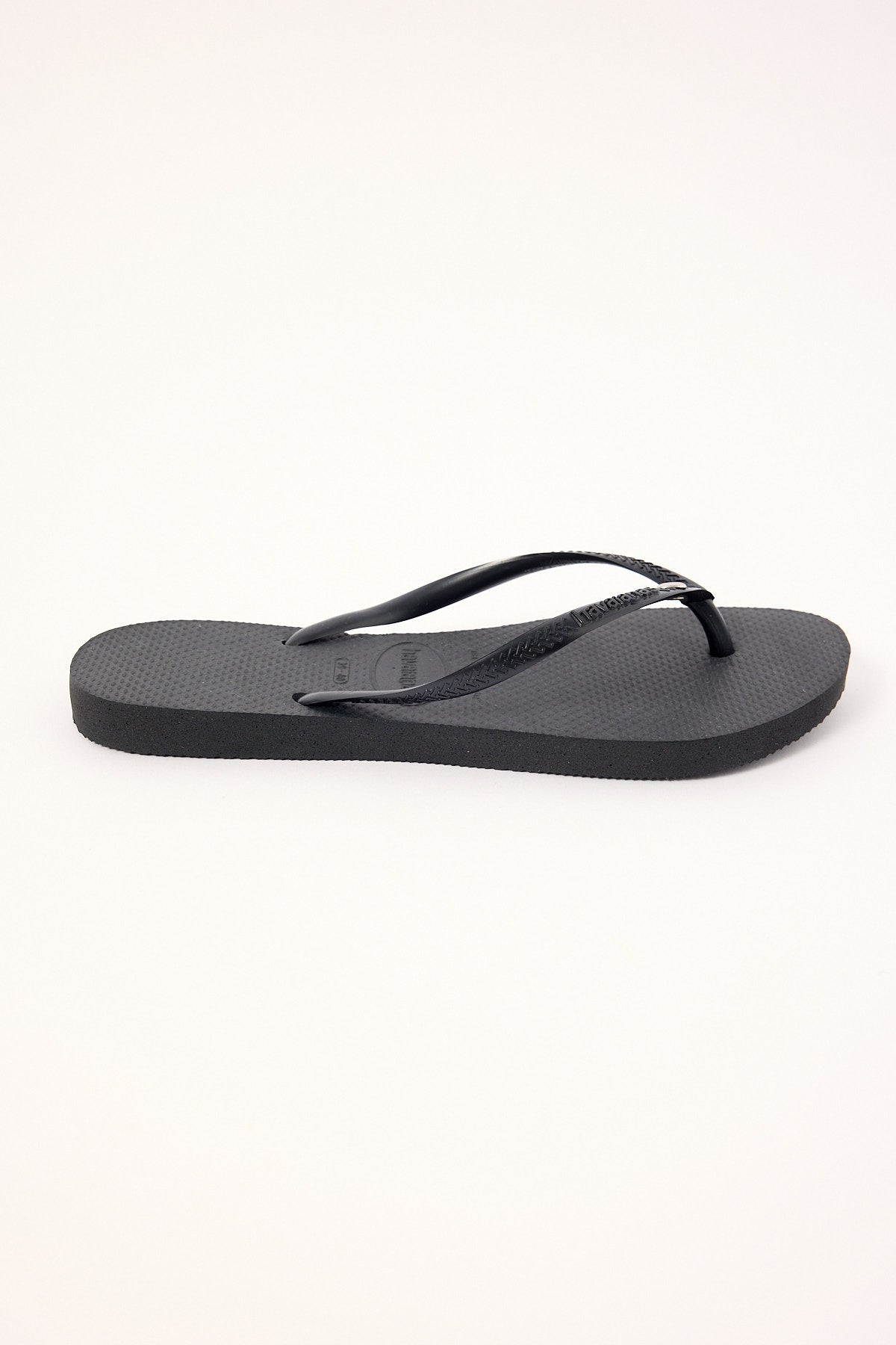 Havaianas Slim Metal Heart Thong Black