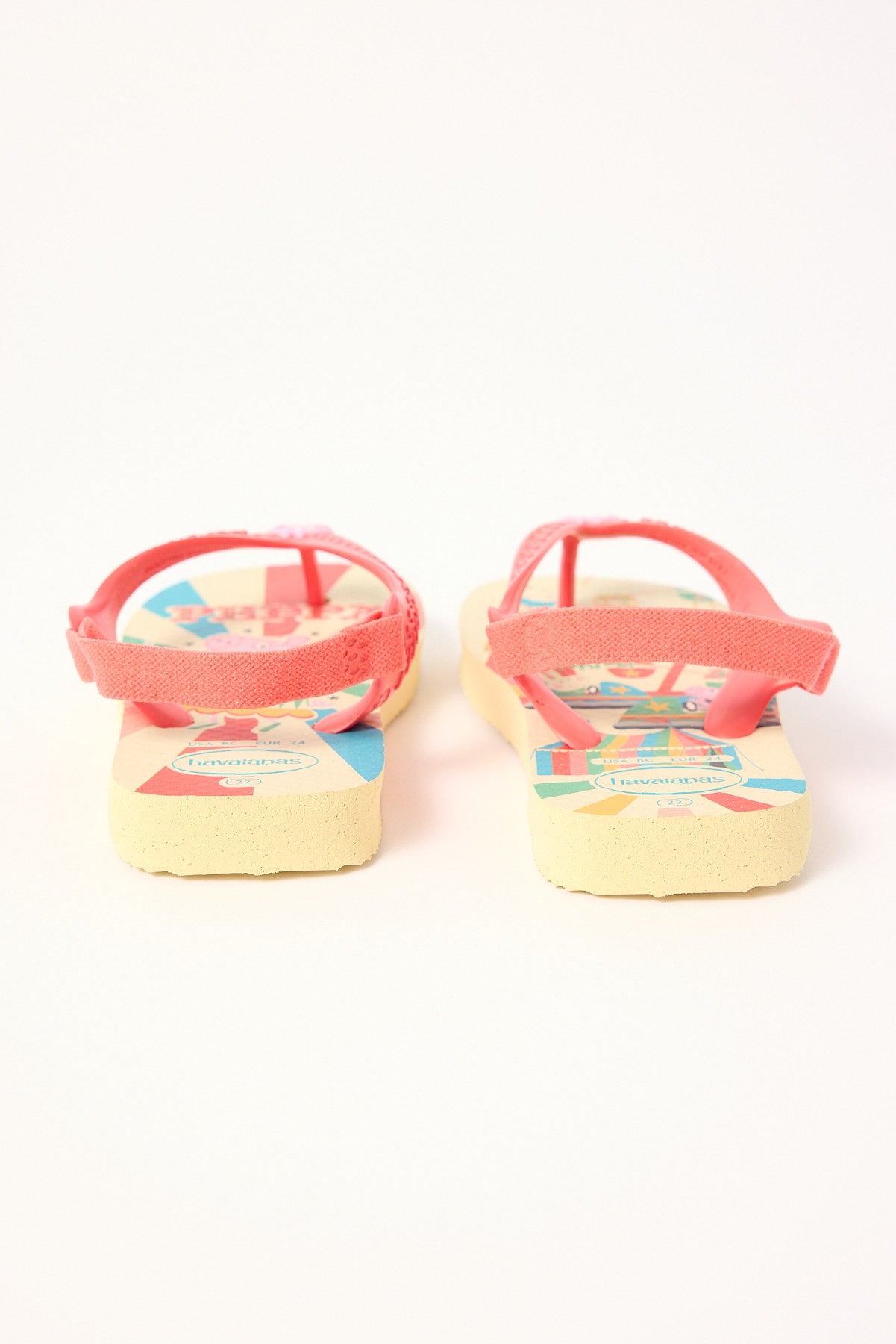 Havaianas Baby Peppa Pig Circus Buttercream Coral