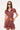 Neovision Nova Double Pleat Skort Burgundy Check
