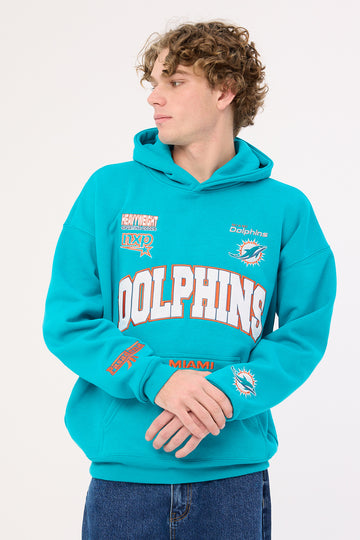 Nena & Pasadena M-Dolphins Stadium Hoodie Aqua