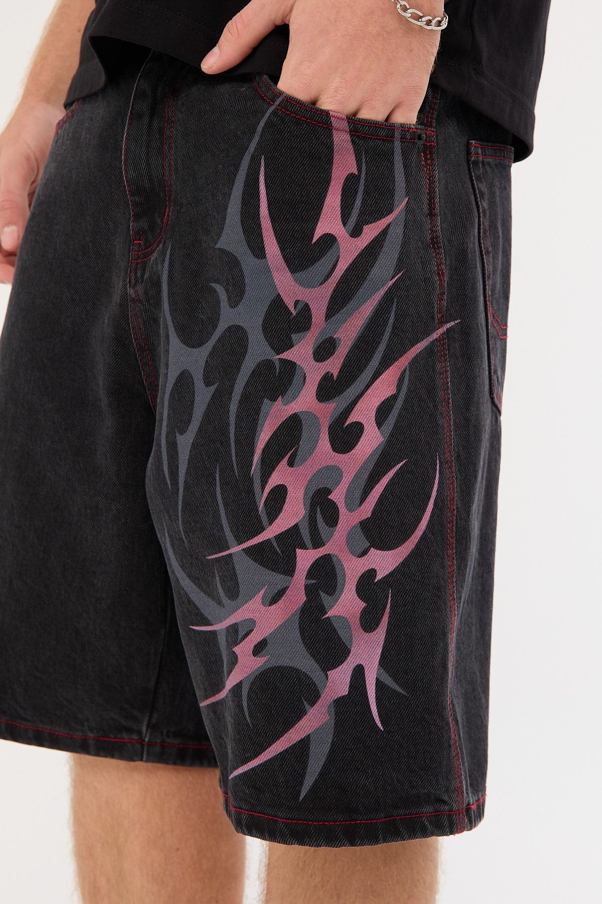 Neovision Chasm Carpenter Denim Jort Black