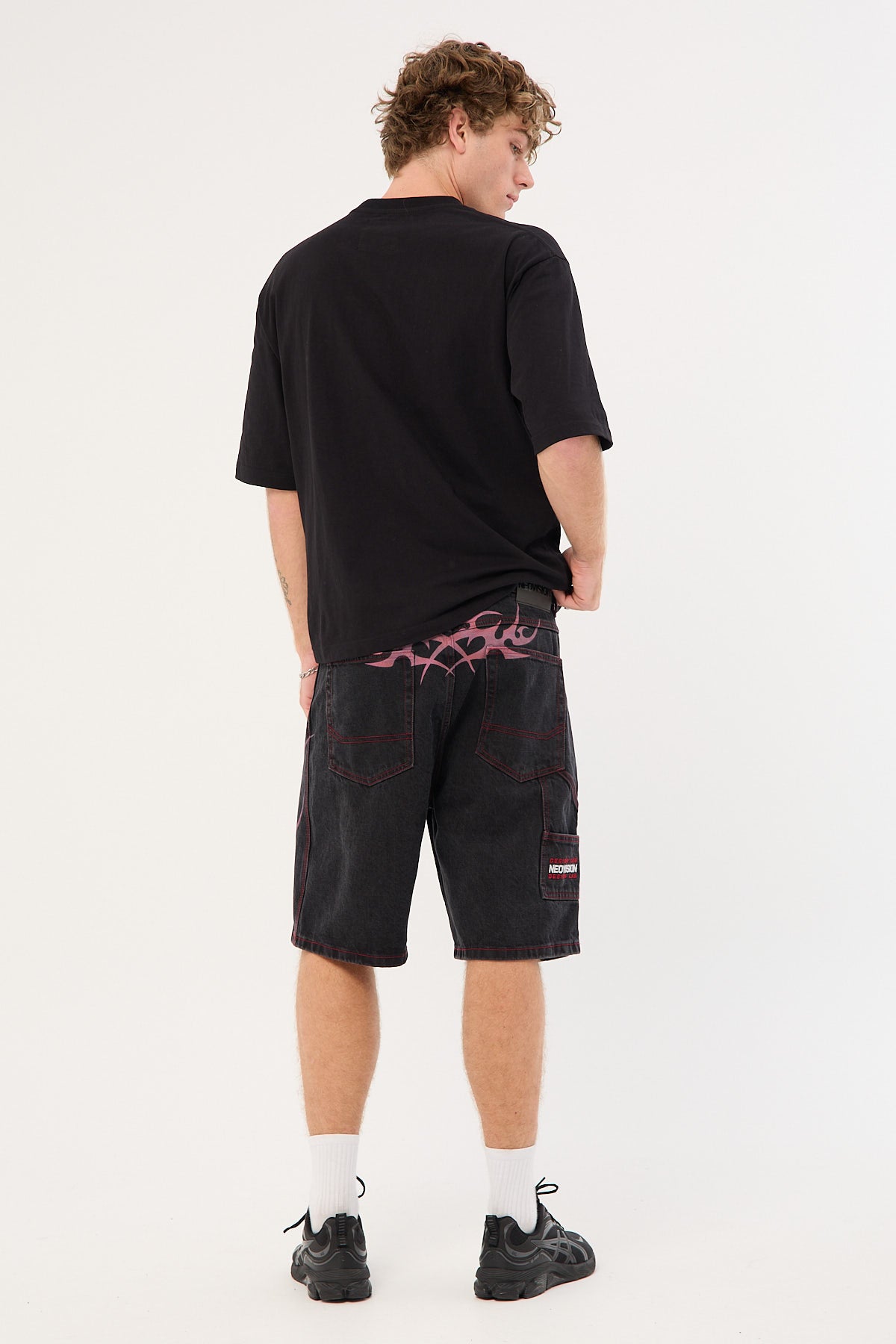 Neovision Chasm Carpenter Denim Jort Black