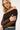 Luck & Trouble Elyse Off Shoulder Long Sleeve Top Brown