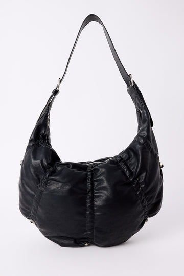 Neovision Toggle Gathered Buckle Bag Black