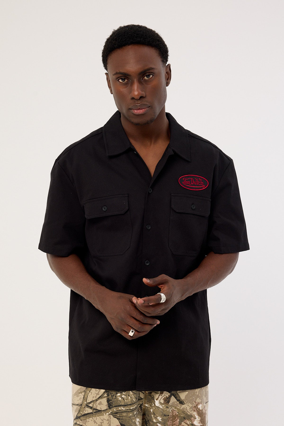 Von Dutch Oval Shirt Black