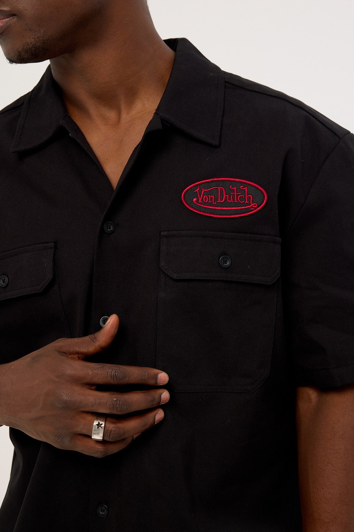 Von Dutch Oval Shirt Black