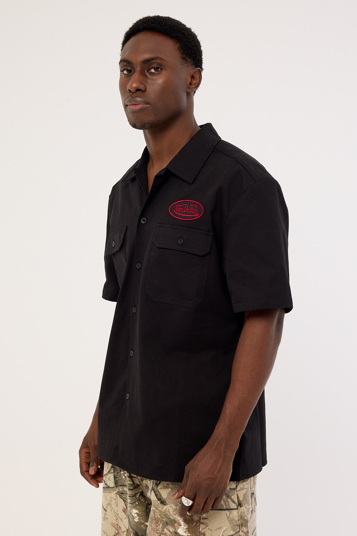 Von Dutch Oval Shirt Black