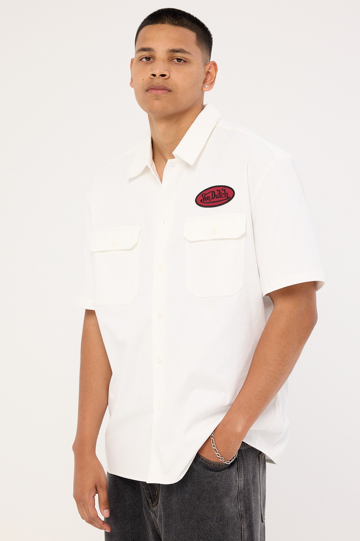 Von Dutch Oval Shirt White