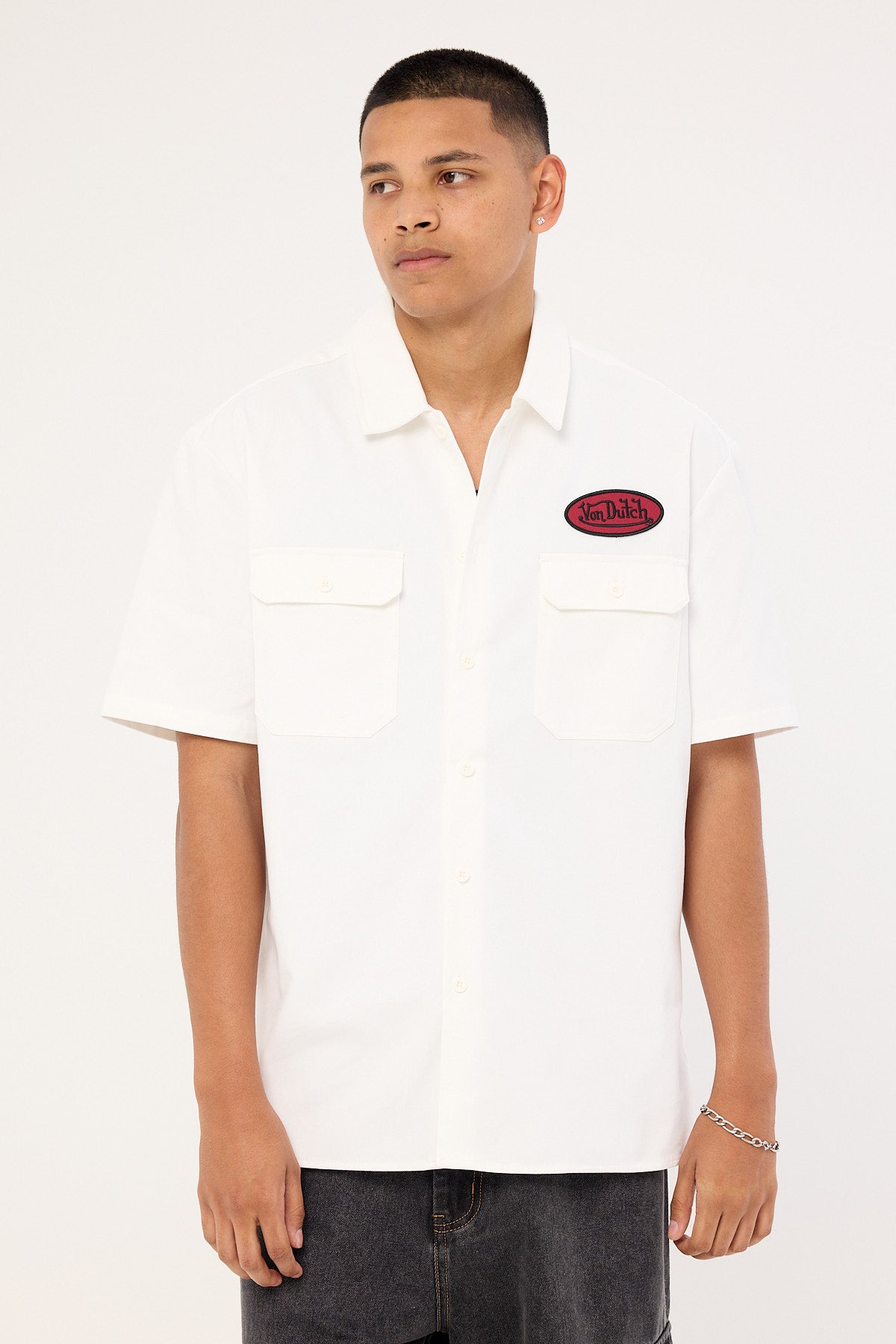 Von Dutch Oval Shirt White