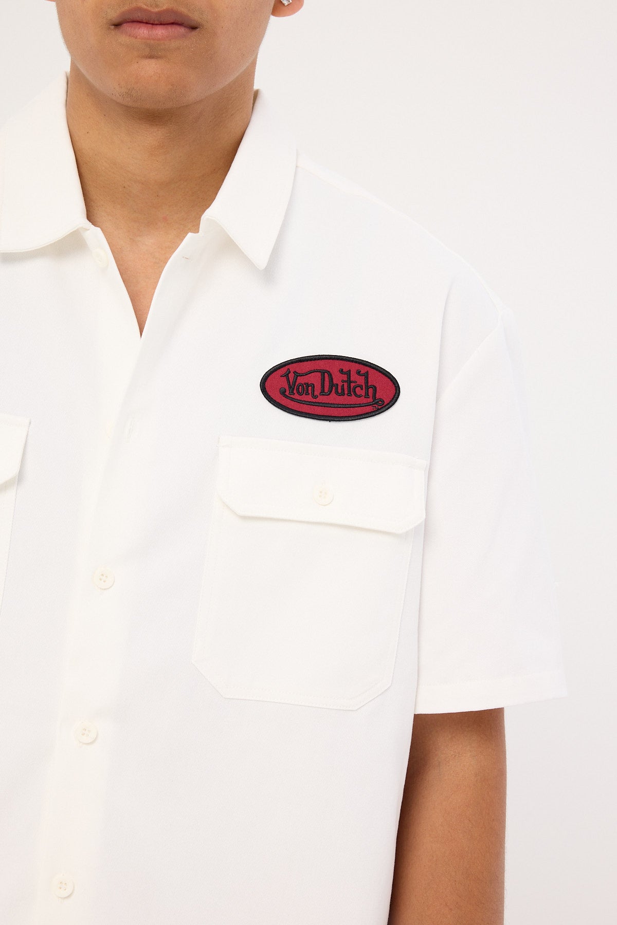 Von Dutch Oval Shirt White