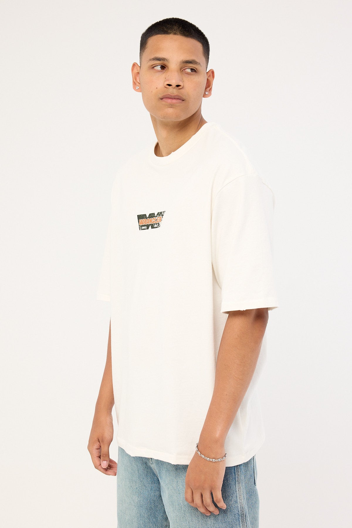 Wrangler Durable Slacker Tee Vintage White