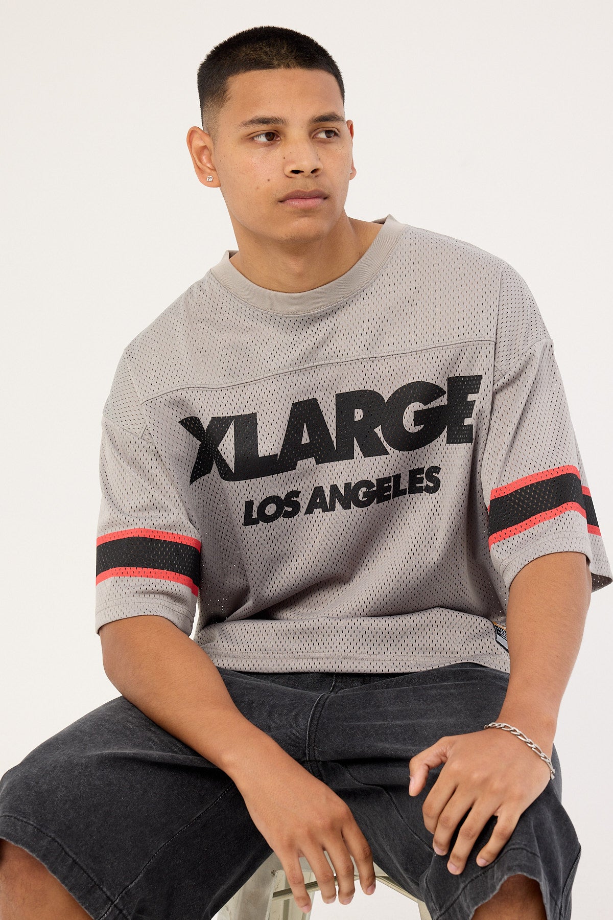 Xlarge Peace Game Jersey Tee Smoke