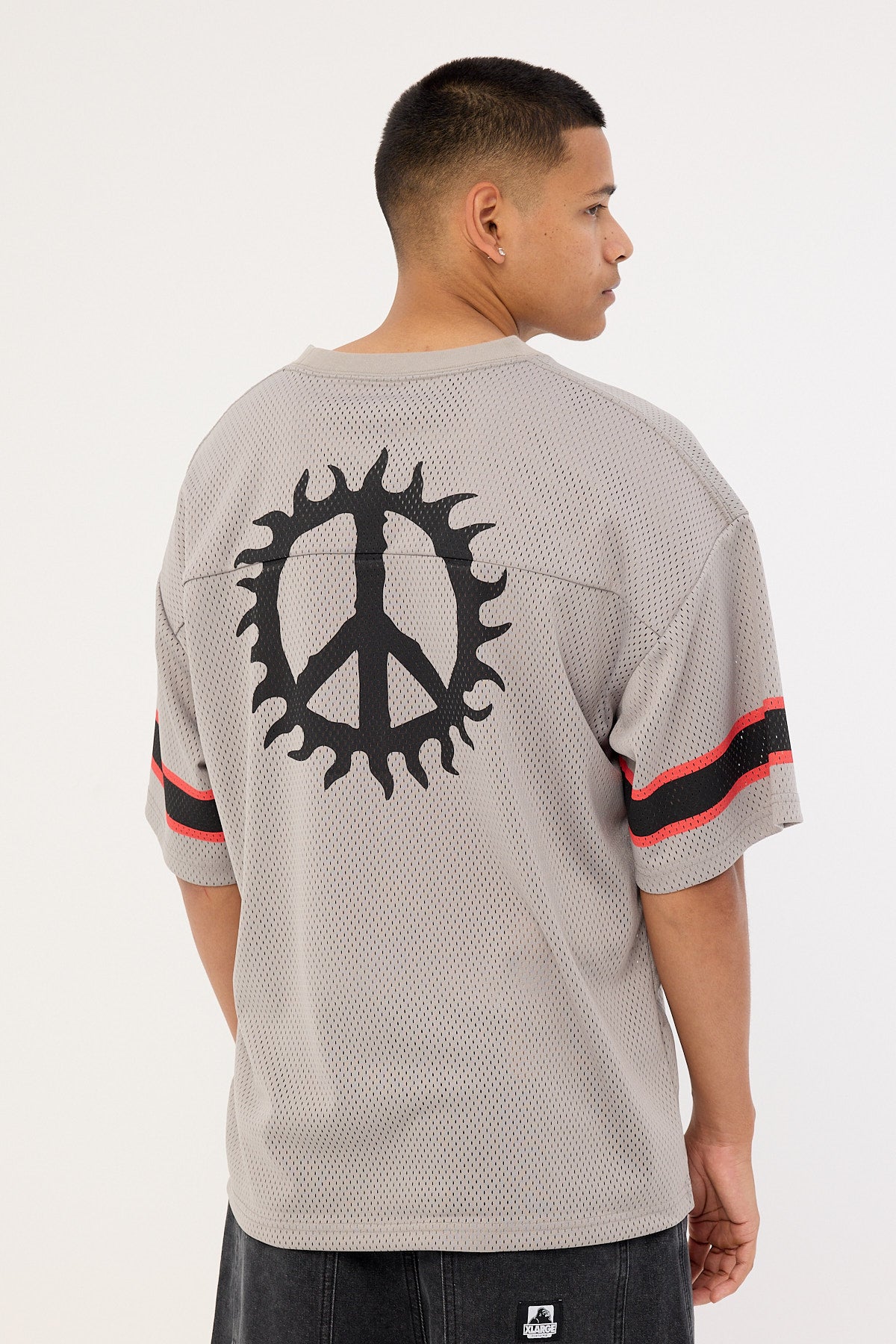Xlarge Peace Game Jersey Tee Smoke