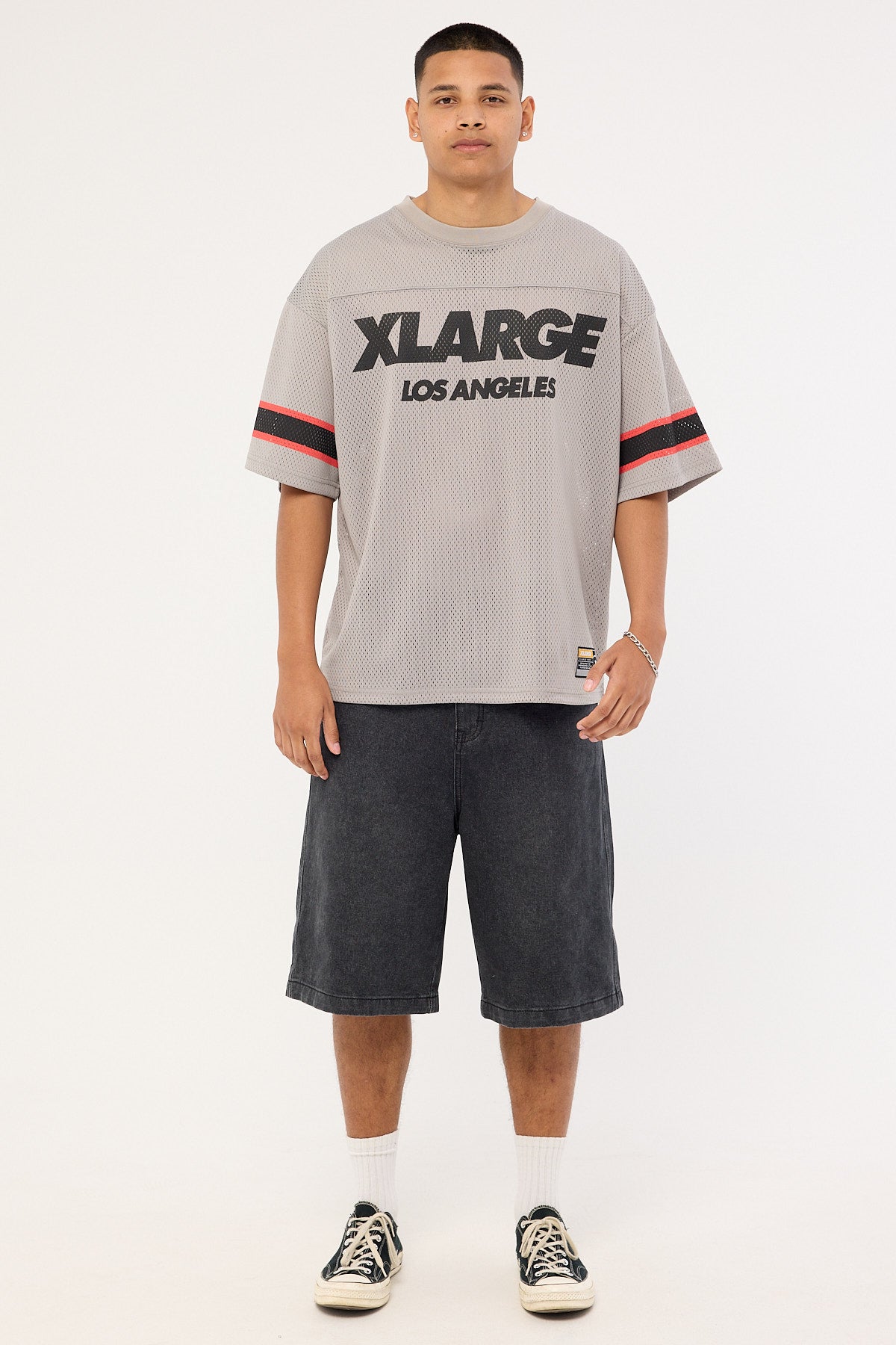 Xlarge Peace Game Jersey Tee Smoke