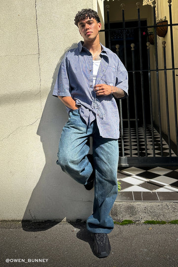 Rusty Resno Recon Shirt Navy Blue