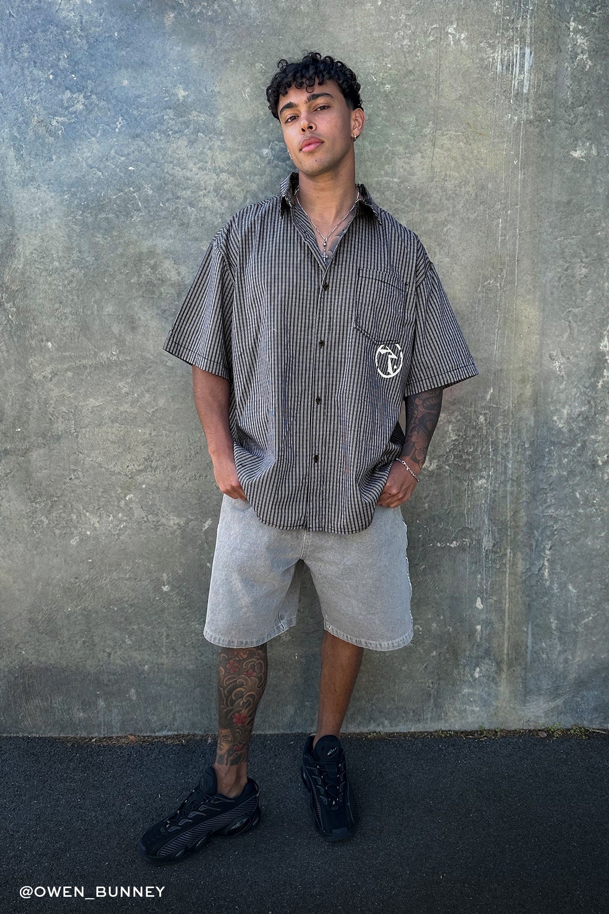 Rusty Resno Recon Shirt Navy Blue