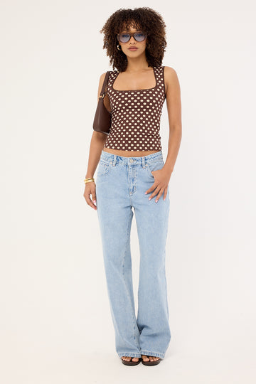 Abrand 95 Mid Baggy Jean Avril Blue