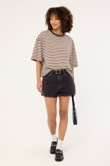 Abrand 95 Mid Baggy Denim Short Cara