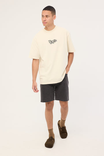 Abrand A3 Straight Short Bazza Washed Black