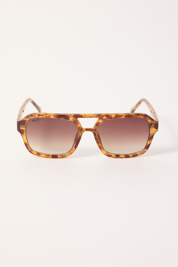 Reality Eyewear Runway Bark Turtle/Brown Gradient Lens