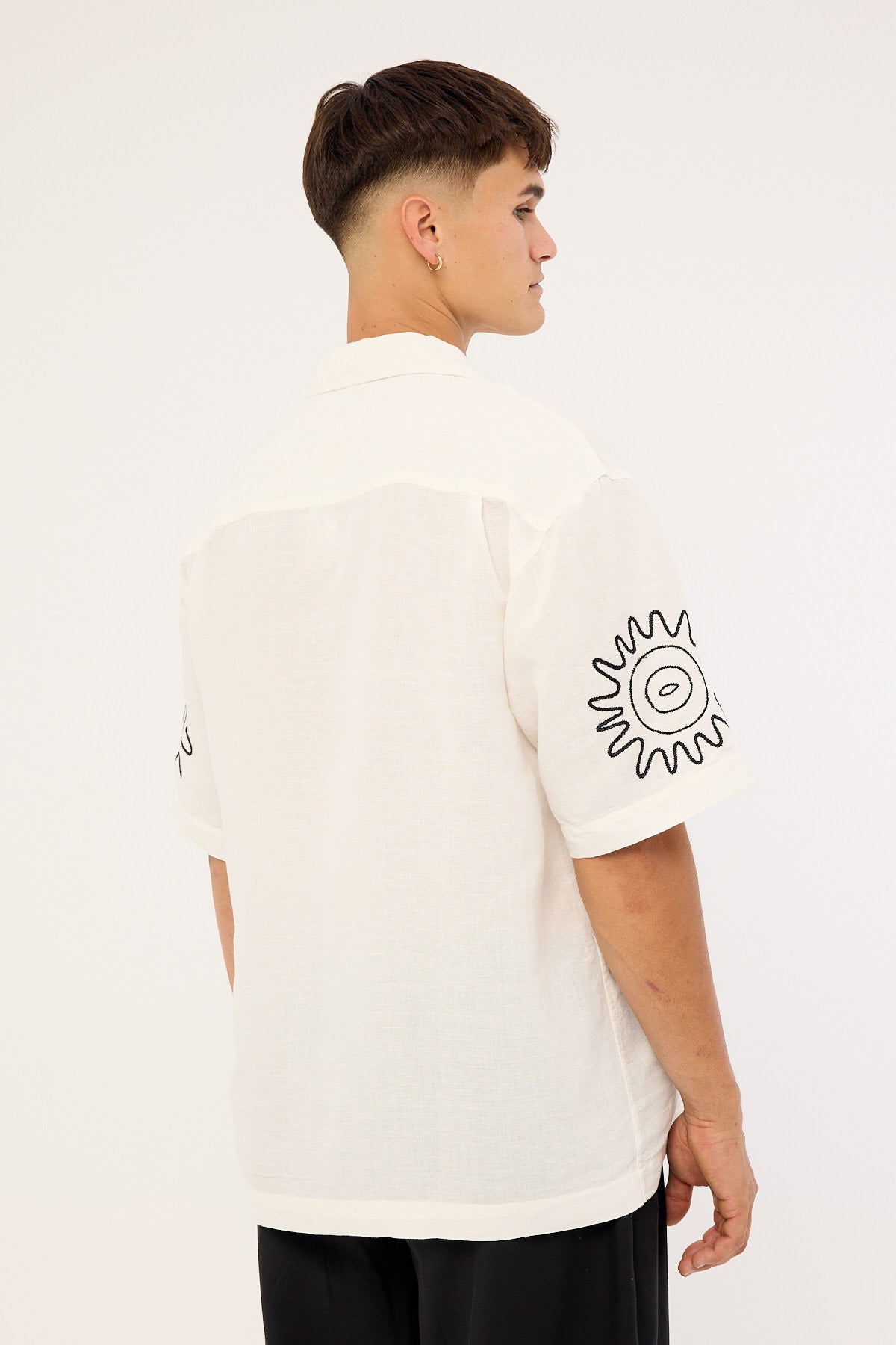 Rolla's Suns Up Flower Bowler Off White