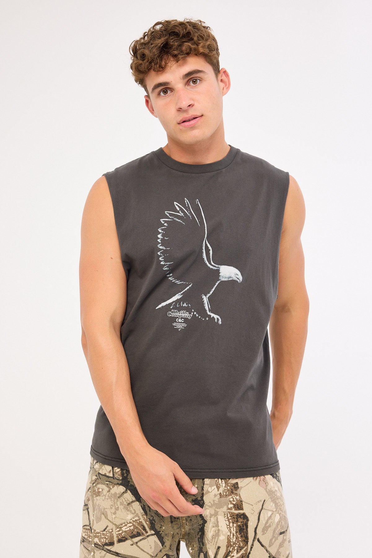 Thrills Speed Metal Merch Fit Muscle Tee Merch Black