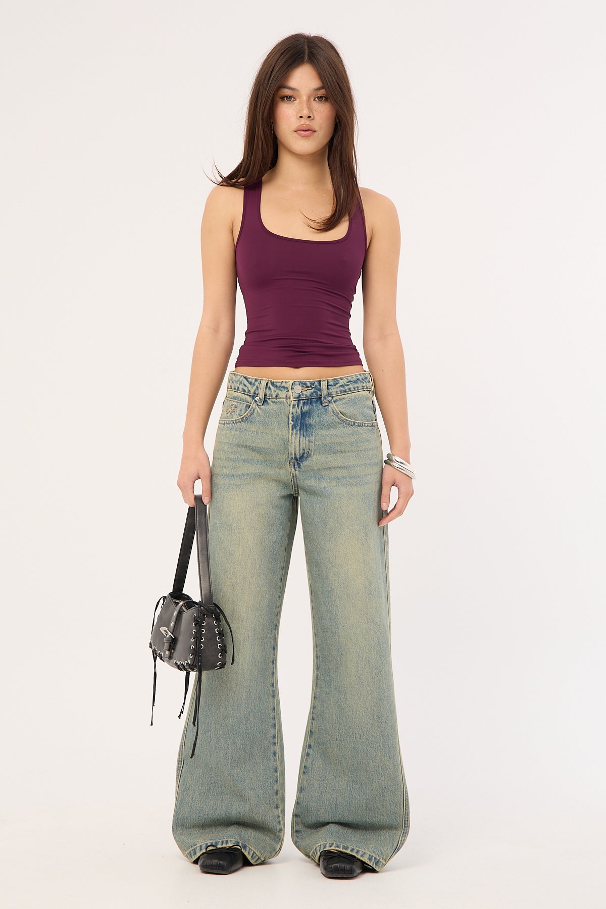 Worship Throws Sweeper Jean Garbage Grimes Blue