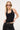 Perfect Stranger Adelaide Knit Racer Back Top Black