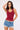 Rusty Pheonix Low Rise Denim Mini Short Middy Blue