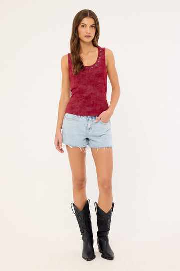 Wrangler Low Bells Denim Short Ocean To Ocean