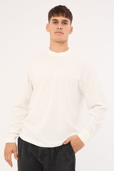 Open Archive Organic Boxy Long Sleeve Tee Off White – Universal Store