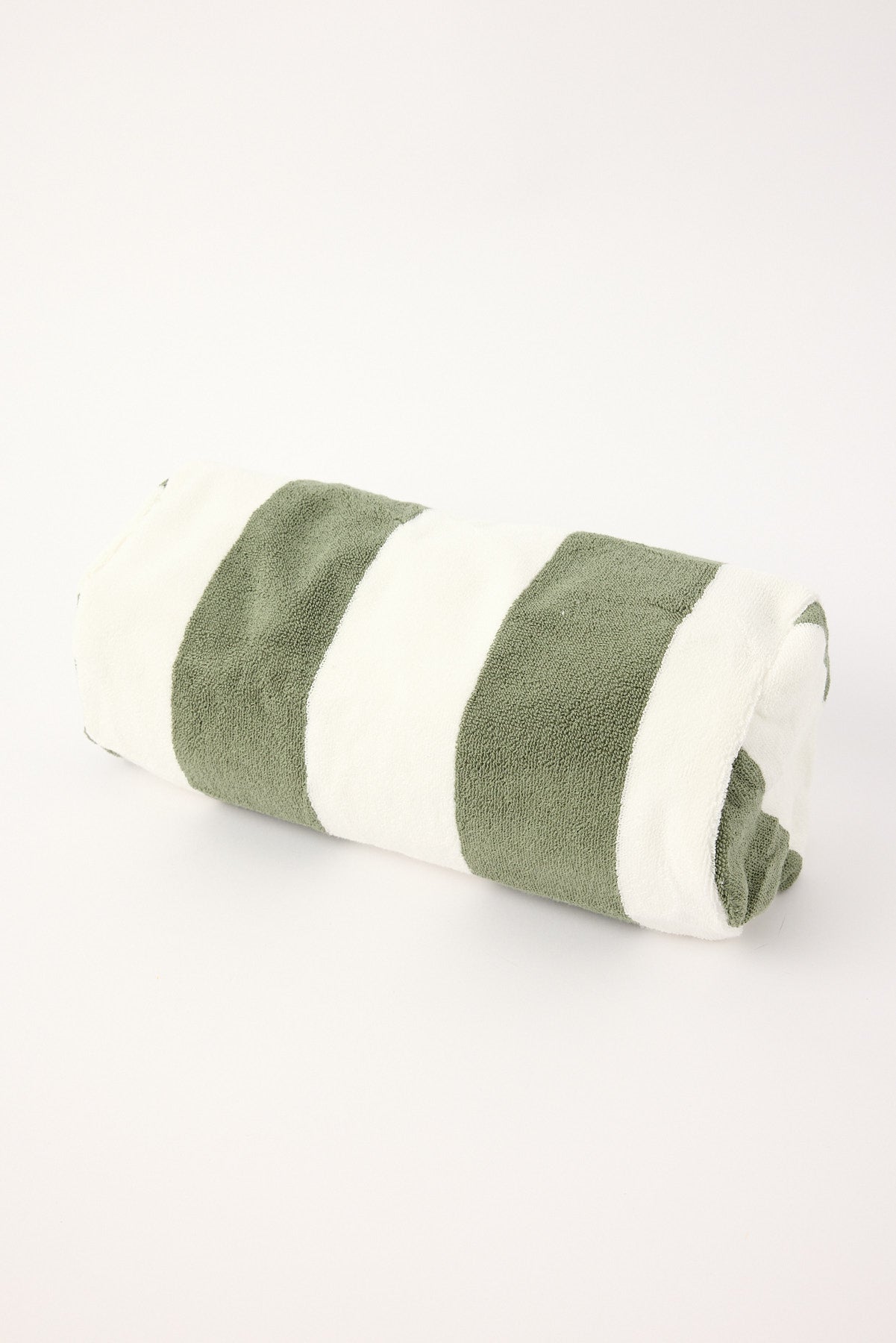Sunnylife Inflatable Beach Pillow The Vacay Olive Stripe
