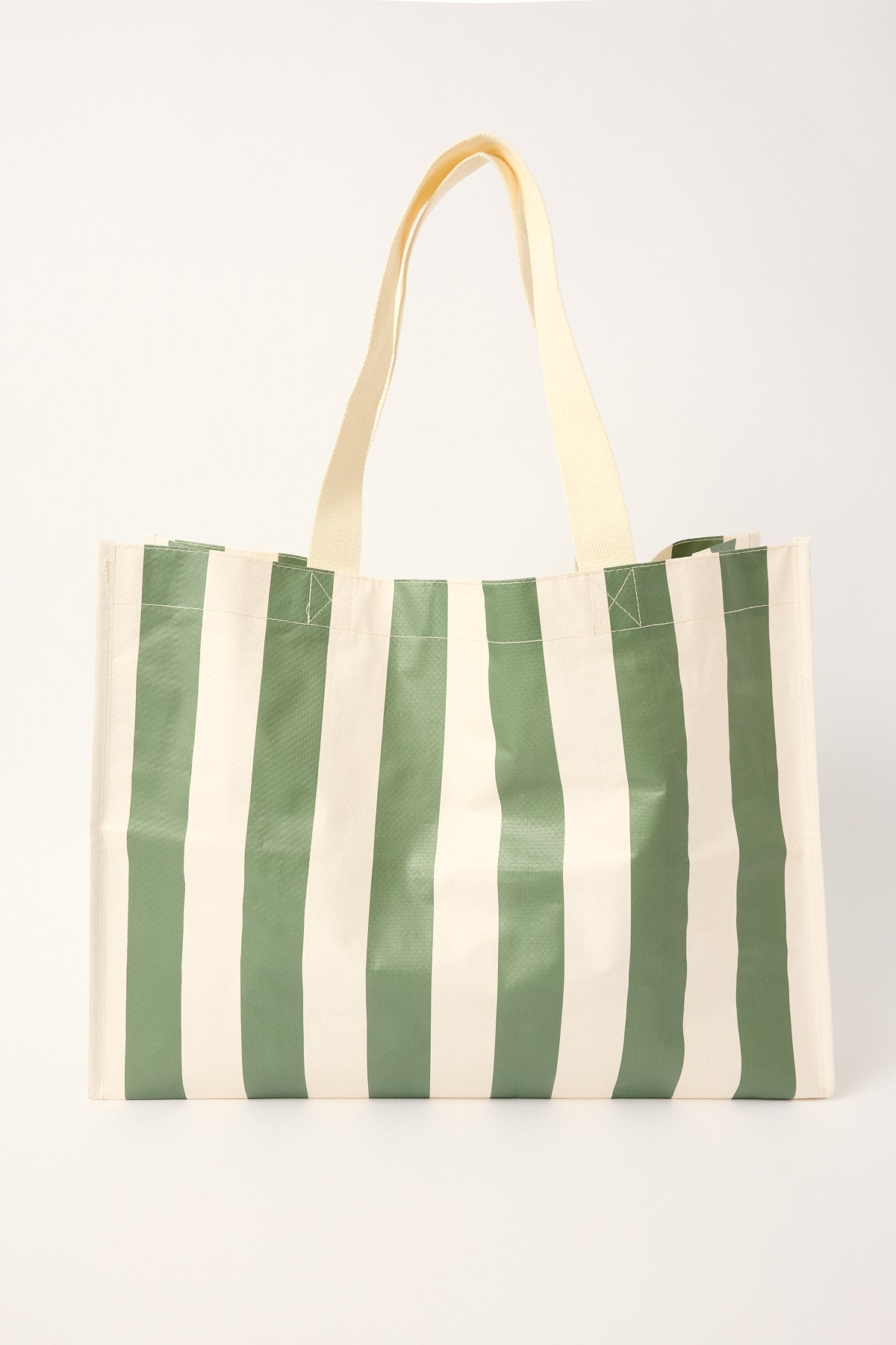 Sunnylife Carryall Beach Bag The Vacay Olive Stripe
