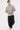 Common Need Niko Boxy Cropped Resort Shirt Navy Check