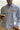 Common Need Royalty Boxy Long Sleeve Resort Shirt Blue Stripe