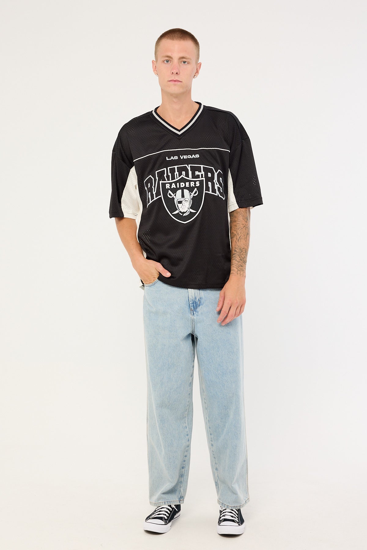 Nena & Pasadena LV-Raiders Field Jersey Jet Black
