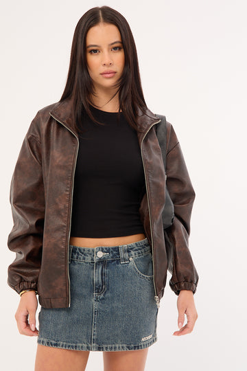 Neovision All Stars Denim Mini Skirt Mid Blue Denim