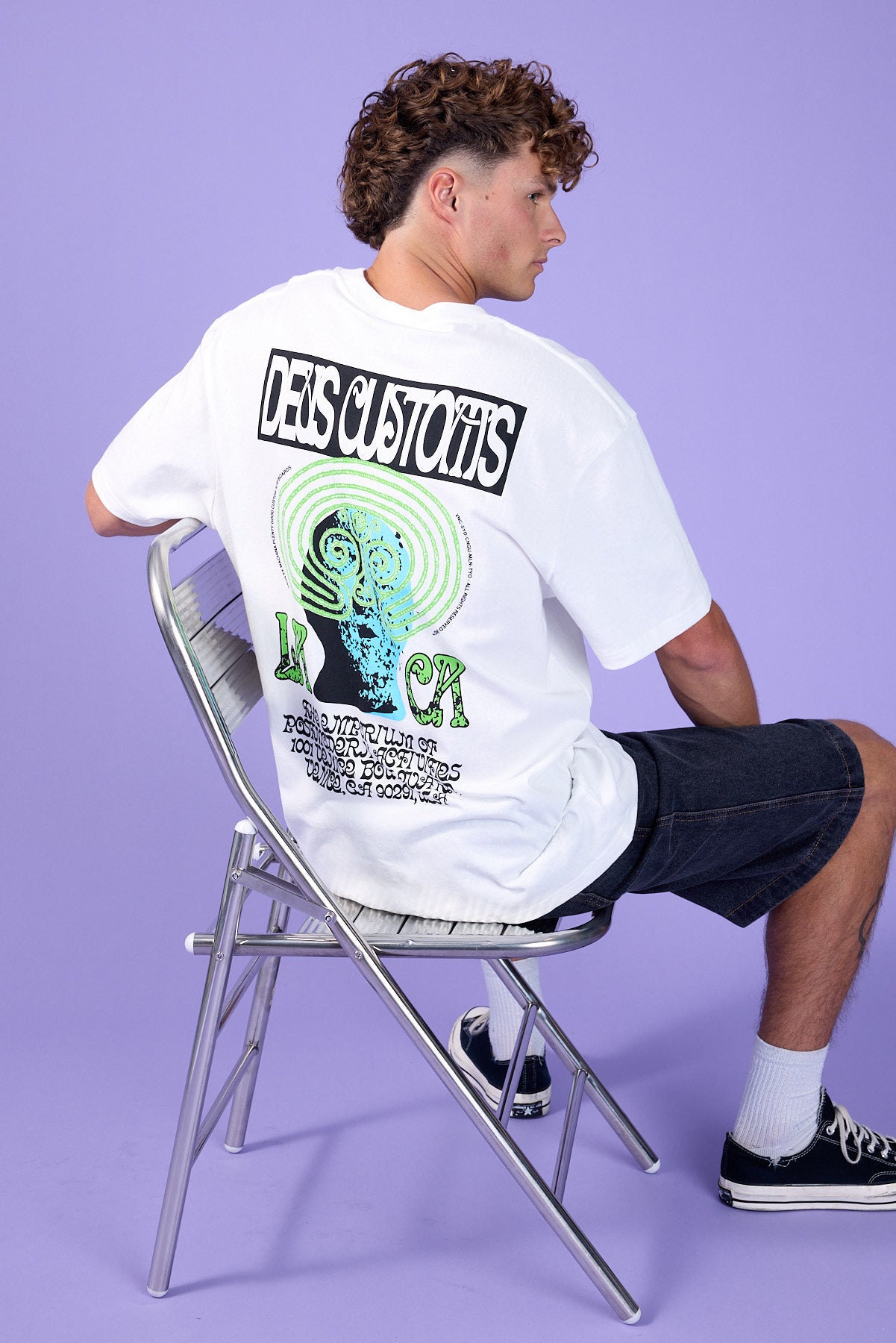 Deus Ex Machina Labyrinth Tee Vintage White