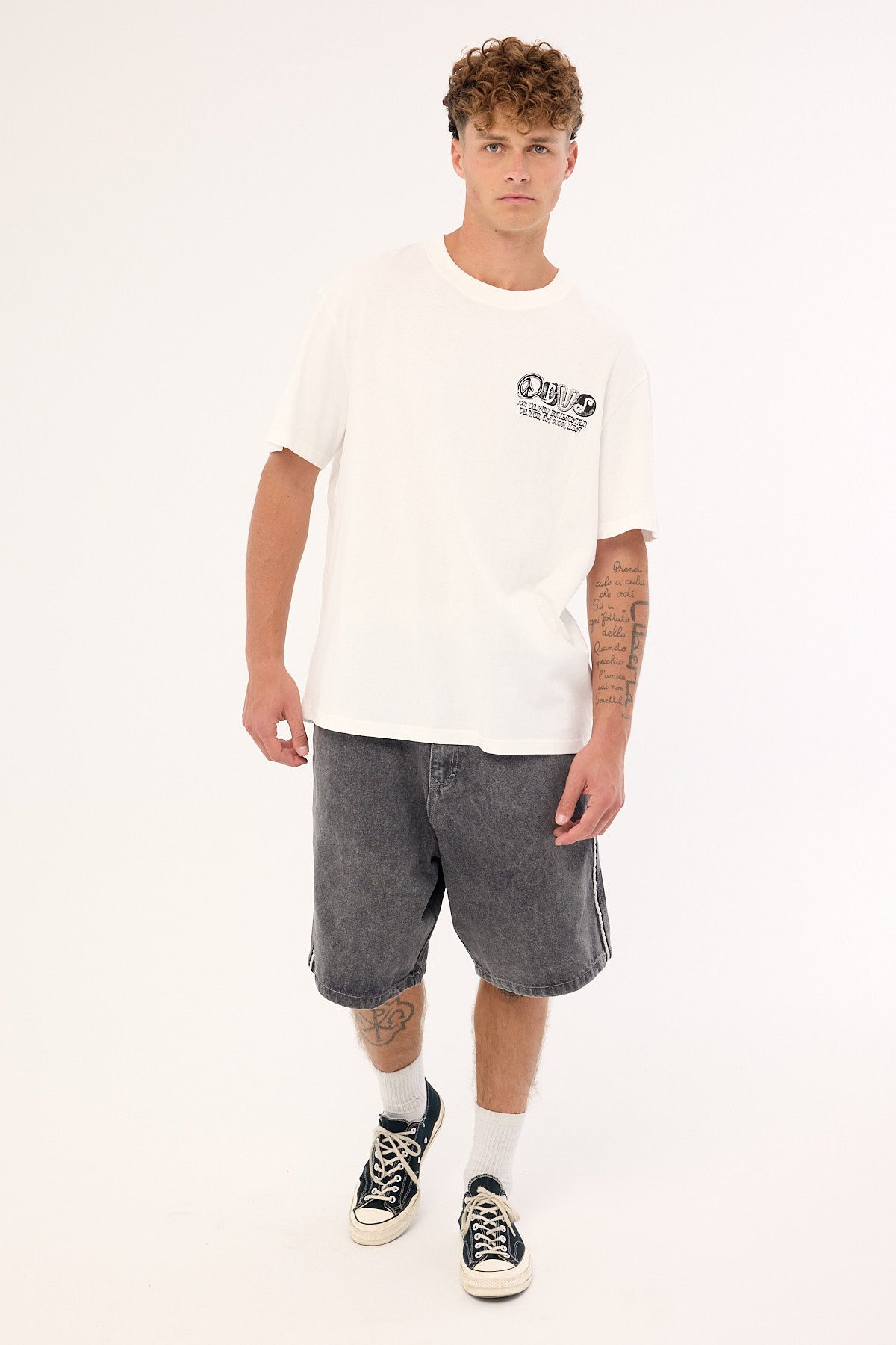 Deus Ex Machina Labyrinth Tee Vintage White