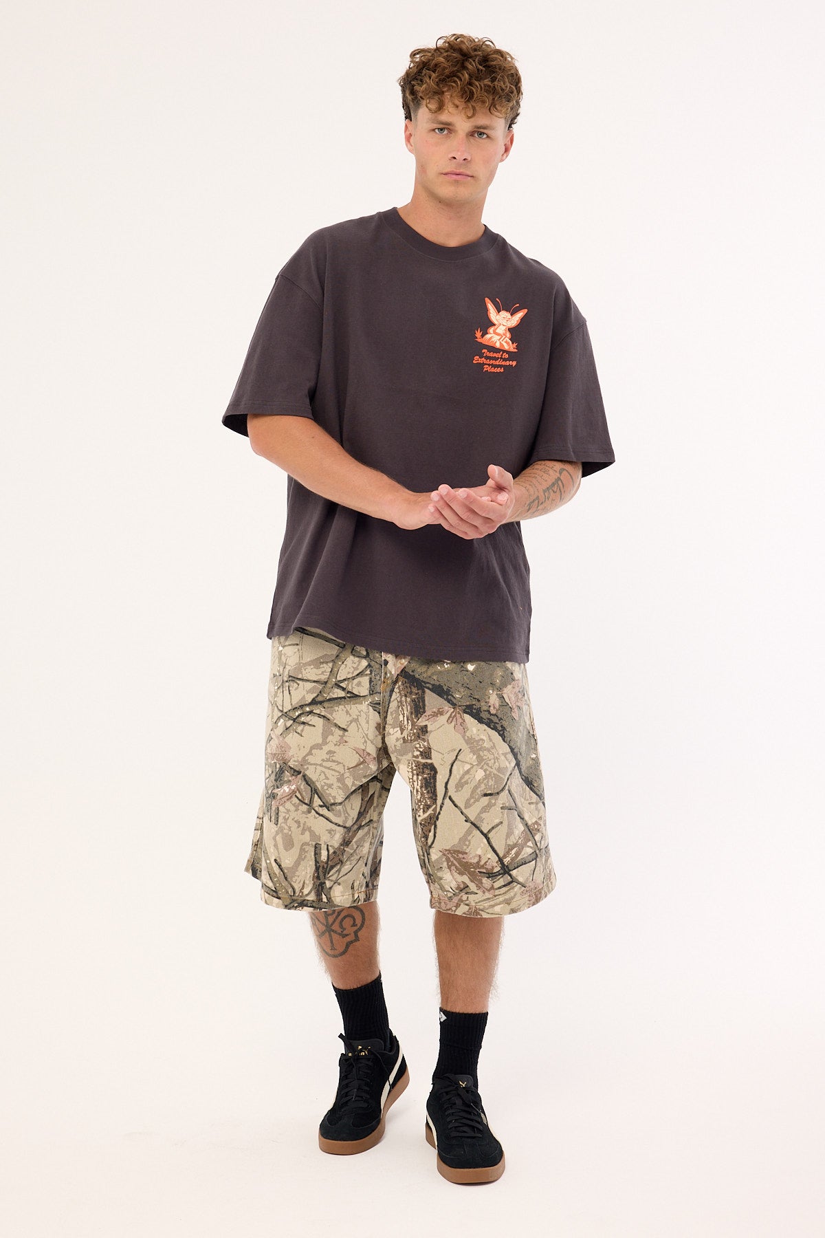 Deus Ex Machina 24 HR Tee Anthracite