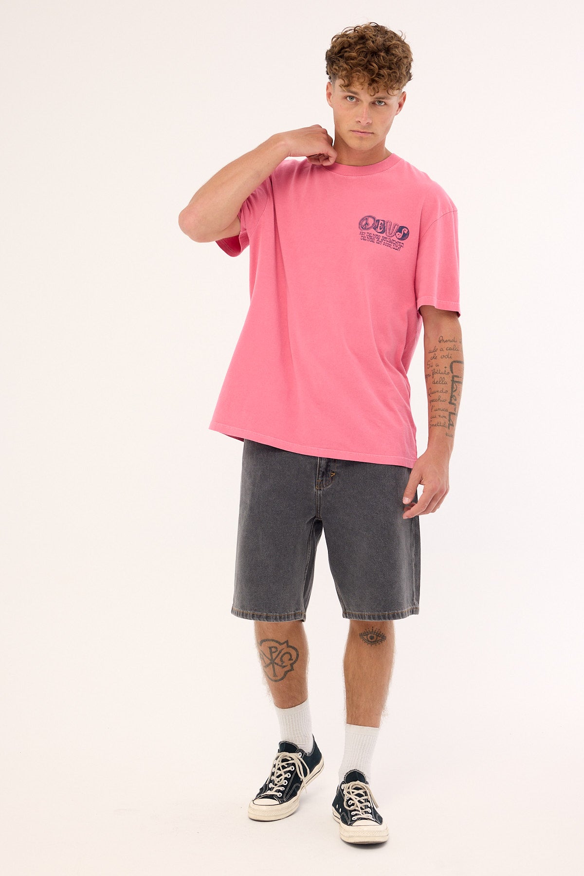 Deus Ex Machina Labyrinth Tee Raspberry