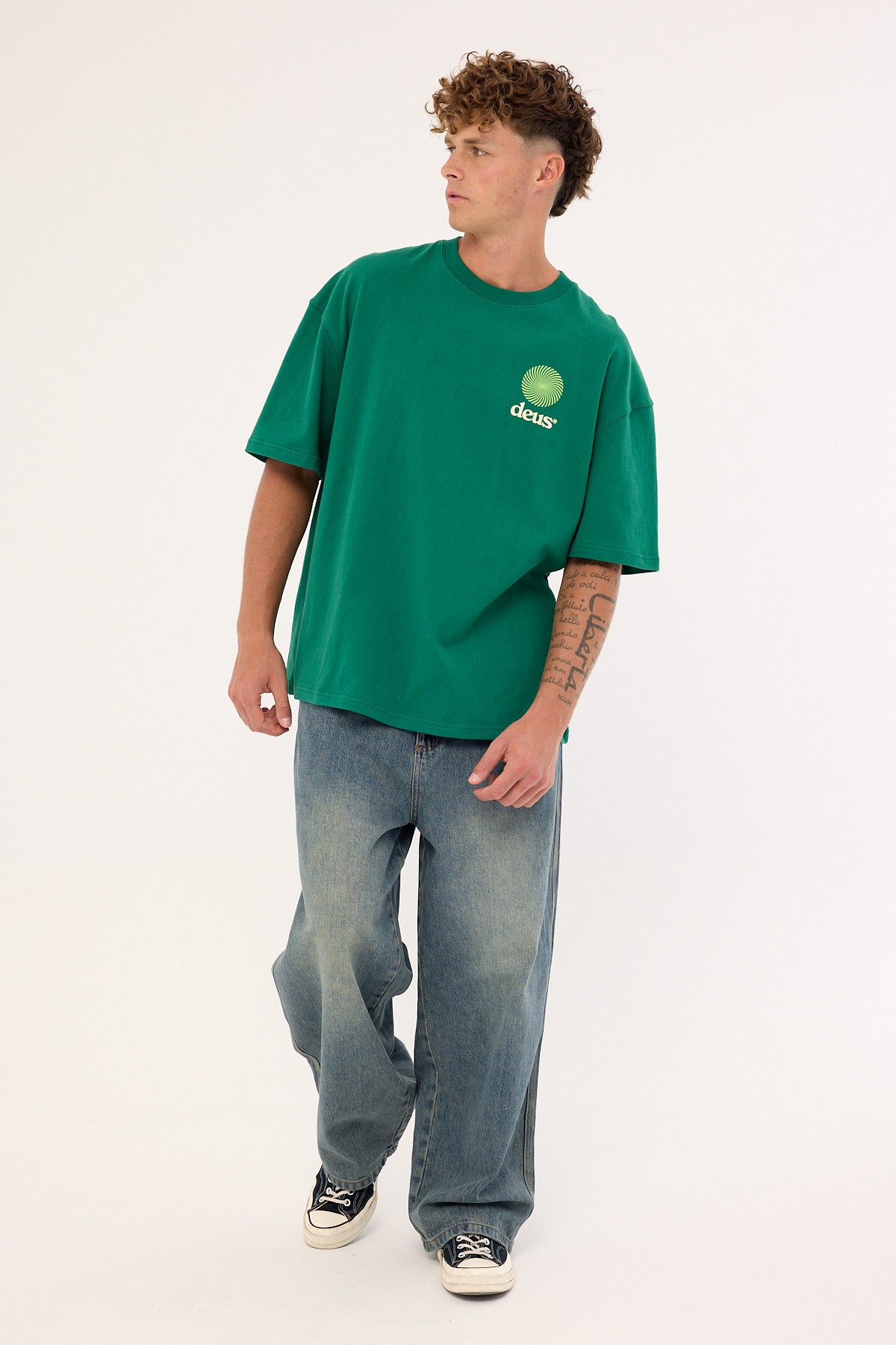 Deus Ex Machina Strata Tee Verdant Green