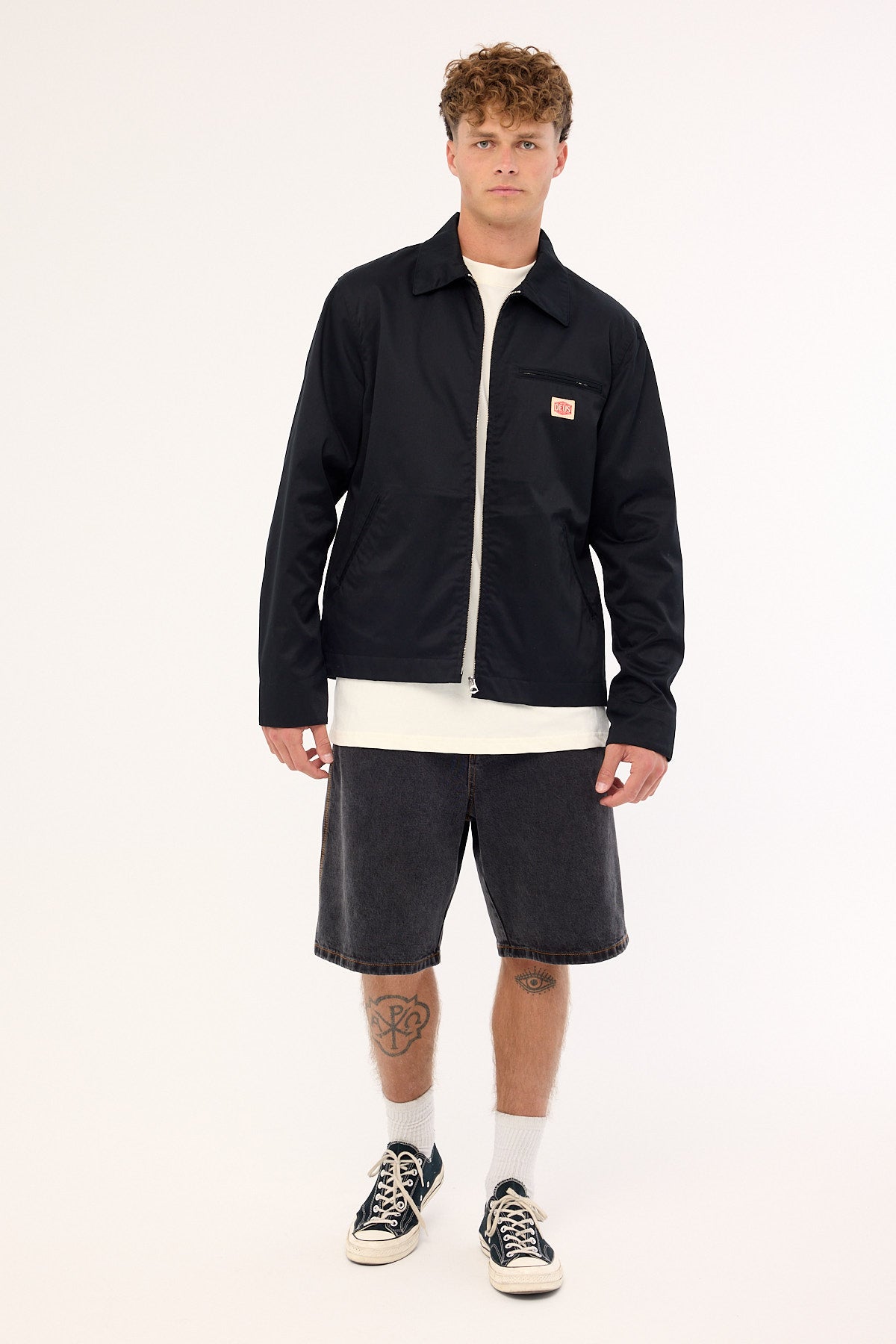 Deus Ex Machina Service Work Jacket Black