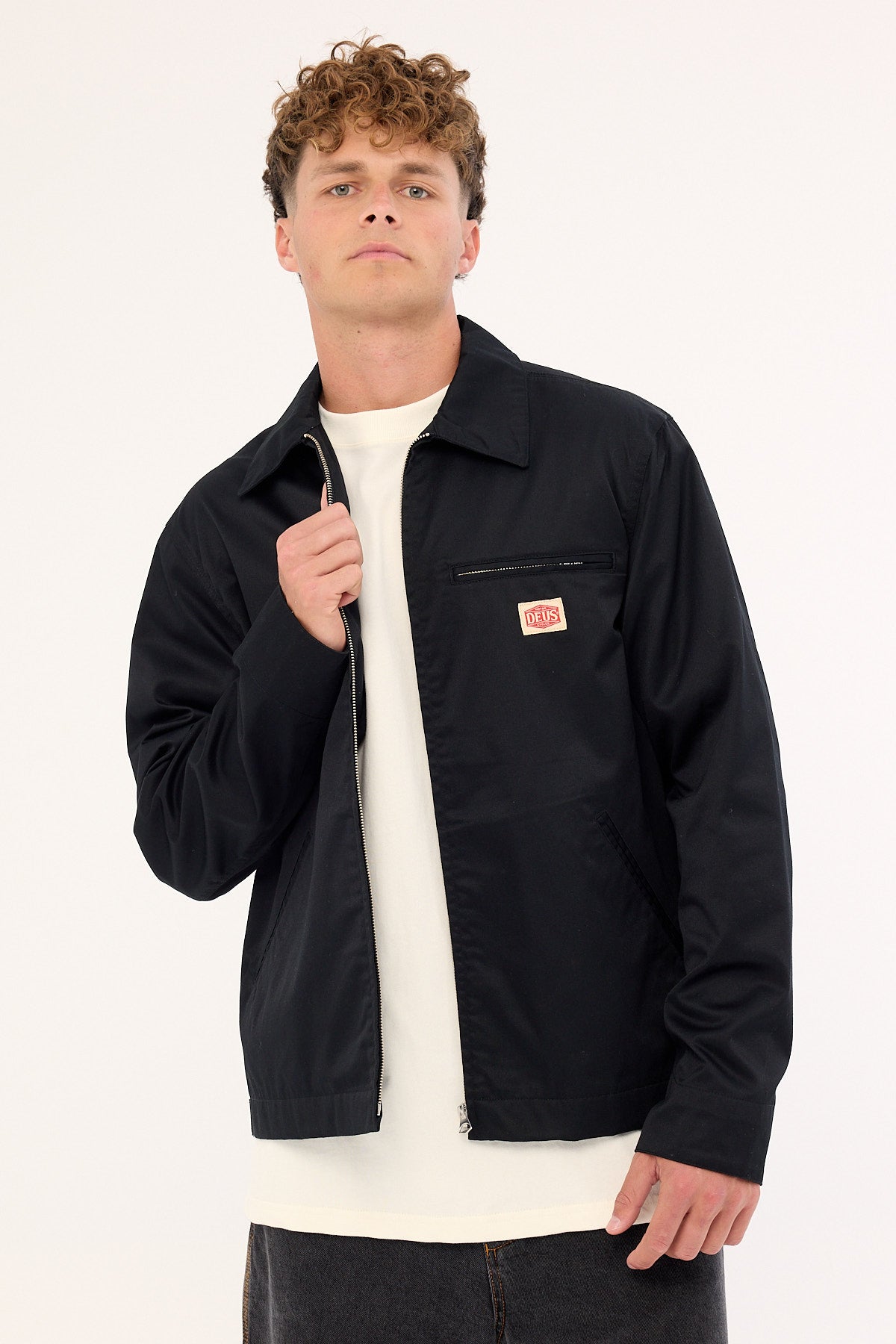 Deus Ex Machina Service Work Jacket Black